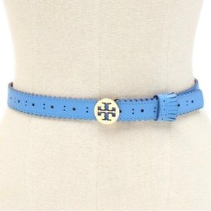 Tory Burch | Blue Spectator Leather Belt mint condition